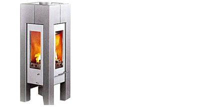Chimeneas Picos de Europa - Estufa de leña Hergom modelo Modena