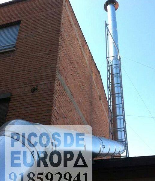 Chimeneas Picos de Europa - Tubos salidas de humo