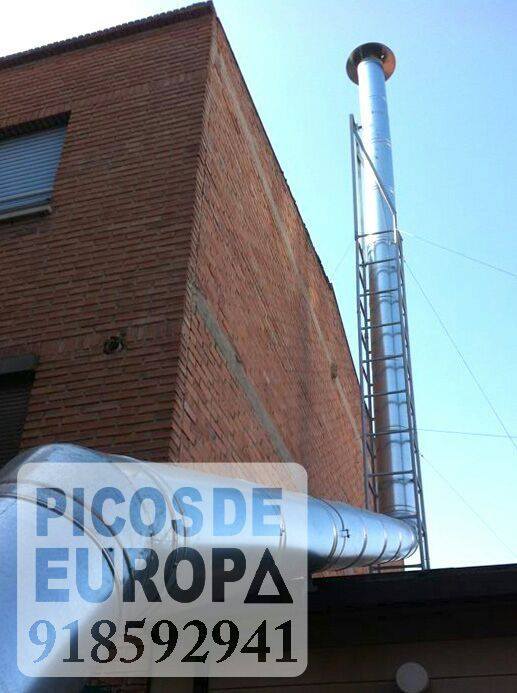 Chimeneas Picos de Europa - Tubos salidas de humo